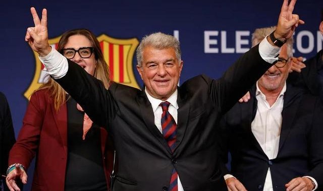 开云体育下载-早知道｜拉波尔塔再次当选巴萨主席