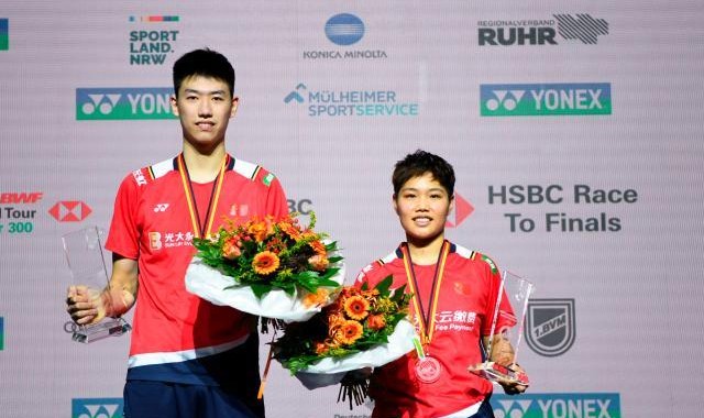 开云-冯彦哲/黄东萍赢得赛季第3冠 德国赛国羽一金收官
